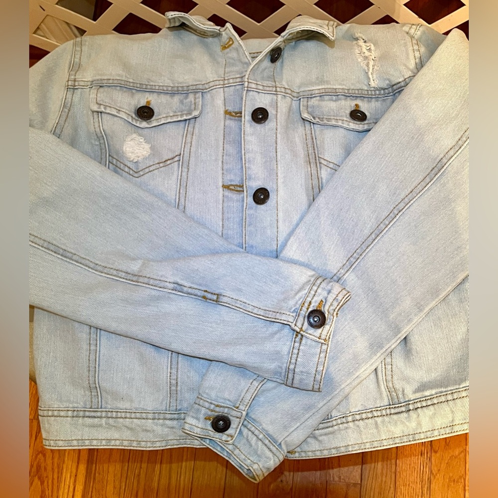 Highway Premium Denim Jeans Women’s XL Light Blue Denim Jacket